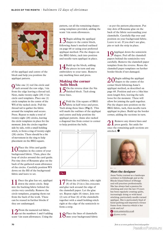 Коллекция проектов для рукодельниц в журнале «Todays Quilter №129 2025»