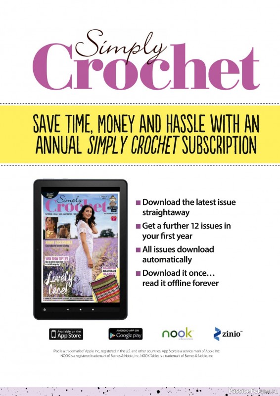 Вязаные проекты крючком в журнале «Simply Crochet №150 2024»