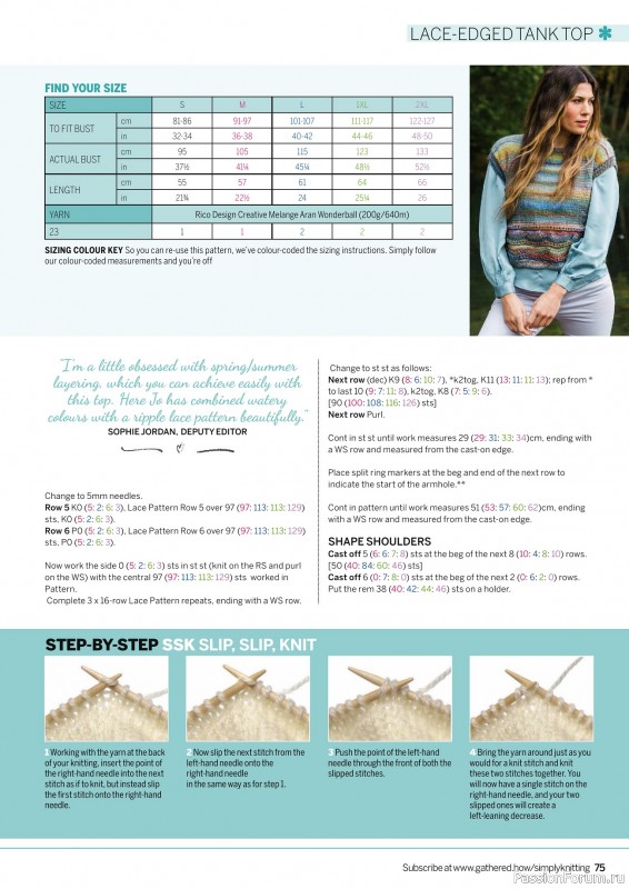 Вязаные проекты крючком в журнале «Simply Knitting №252 2024»