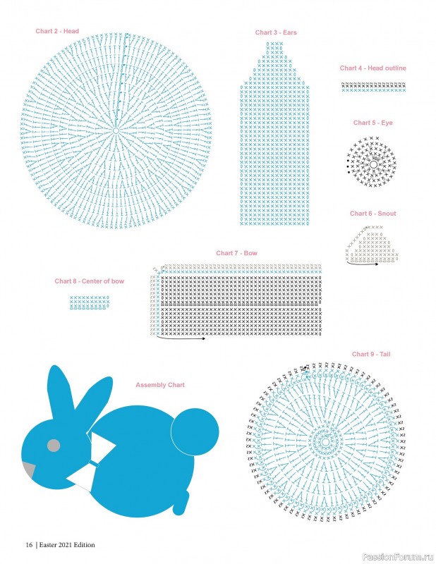 Вязаные проекты в журнале «Easter Ebook 2021»