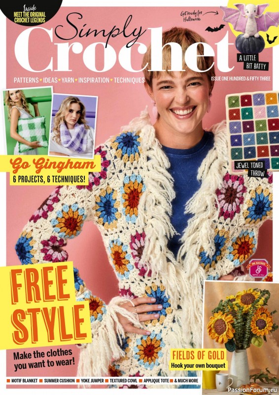 Вязаные проекты крючком в журнале &laquo;Simply Crochet №153 2024&raquo;