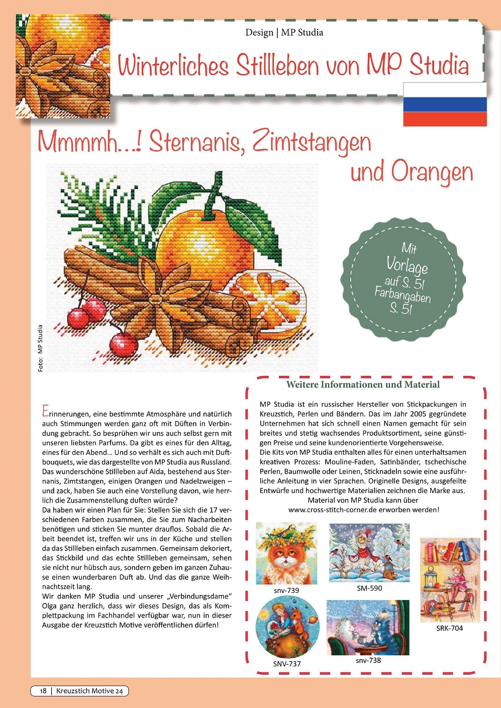 Журнал &quot;Kreuzstich Motive&quot; №24 2021