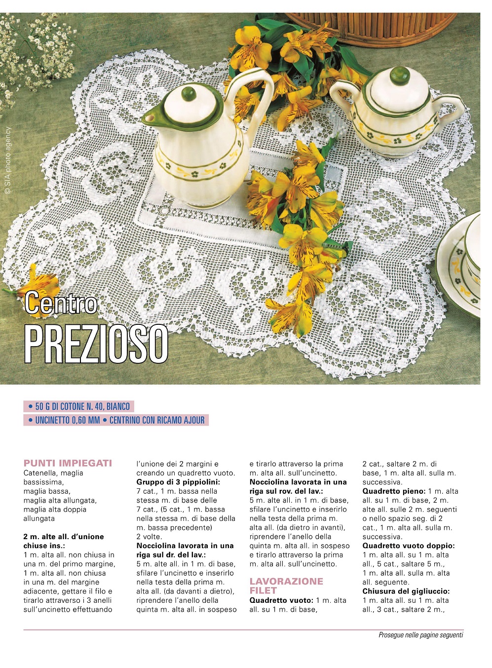 Модели крючком в журнале &quot;Ricami all&rsquo;Uncinetto&quot; n.n.32, 33, 34 2021