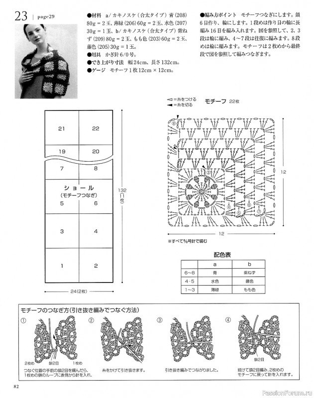 Вязаные модели в журнале «Let's Knit Series NV80667 2021»