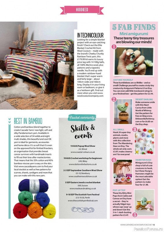 Вязаные проекты крючком в журнале «Simply Crochet №139 2023»