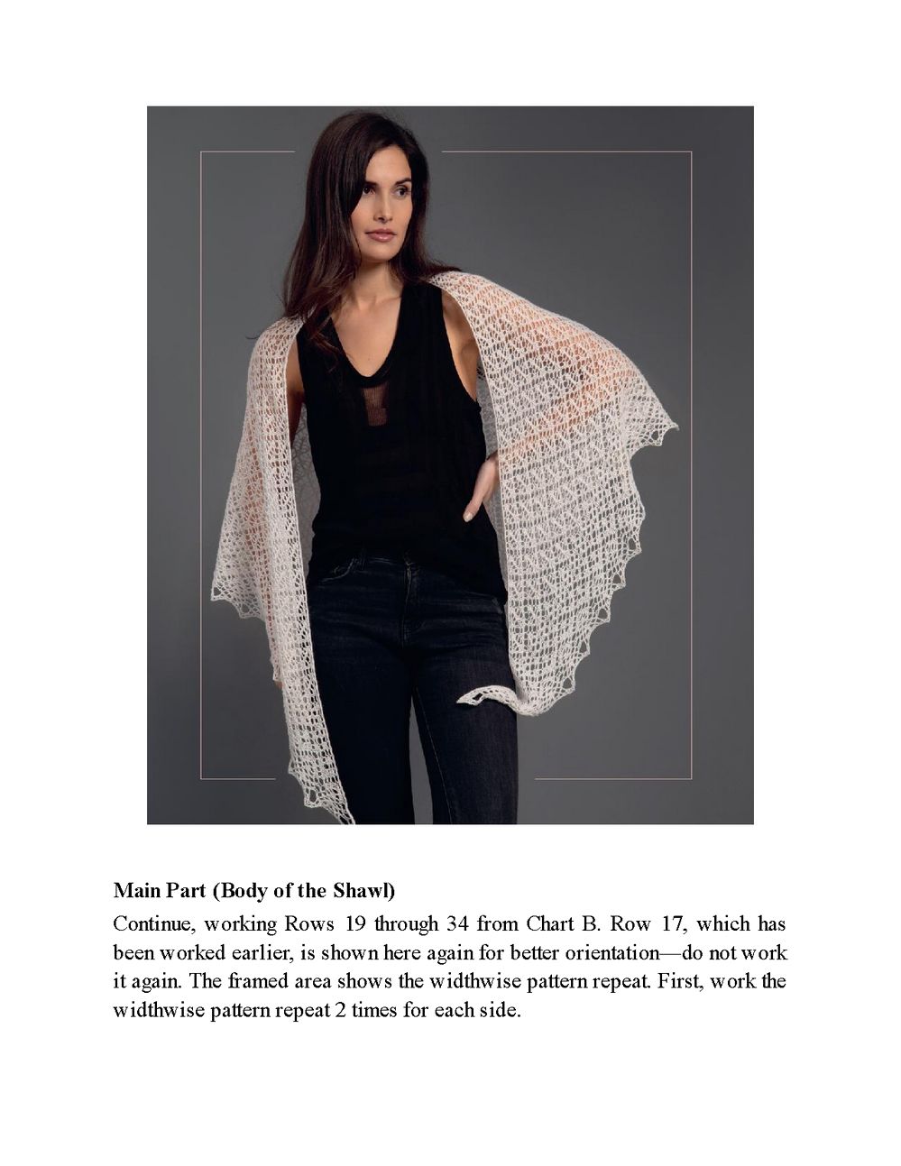 Коллекция ажурных проектов в книге &laquo;Lace Knit Shawls, Sweaters, Socks &amp; Hats&raquo;