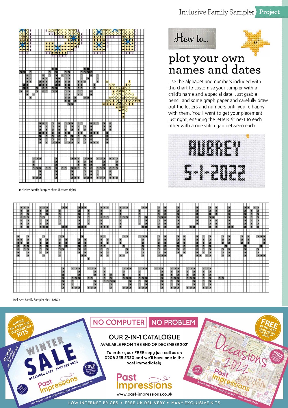 Журнал "The World of Cross Stitching №316 2022"