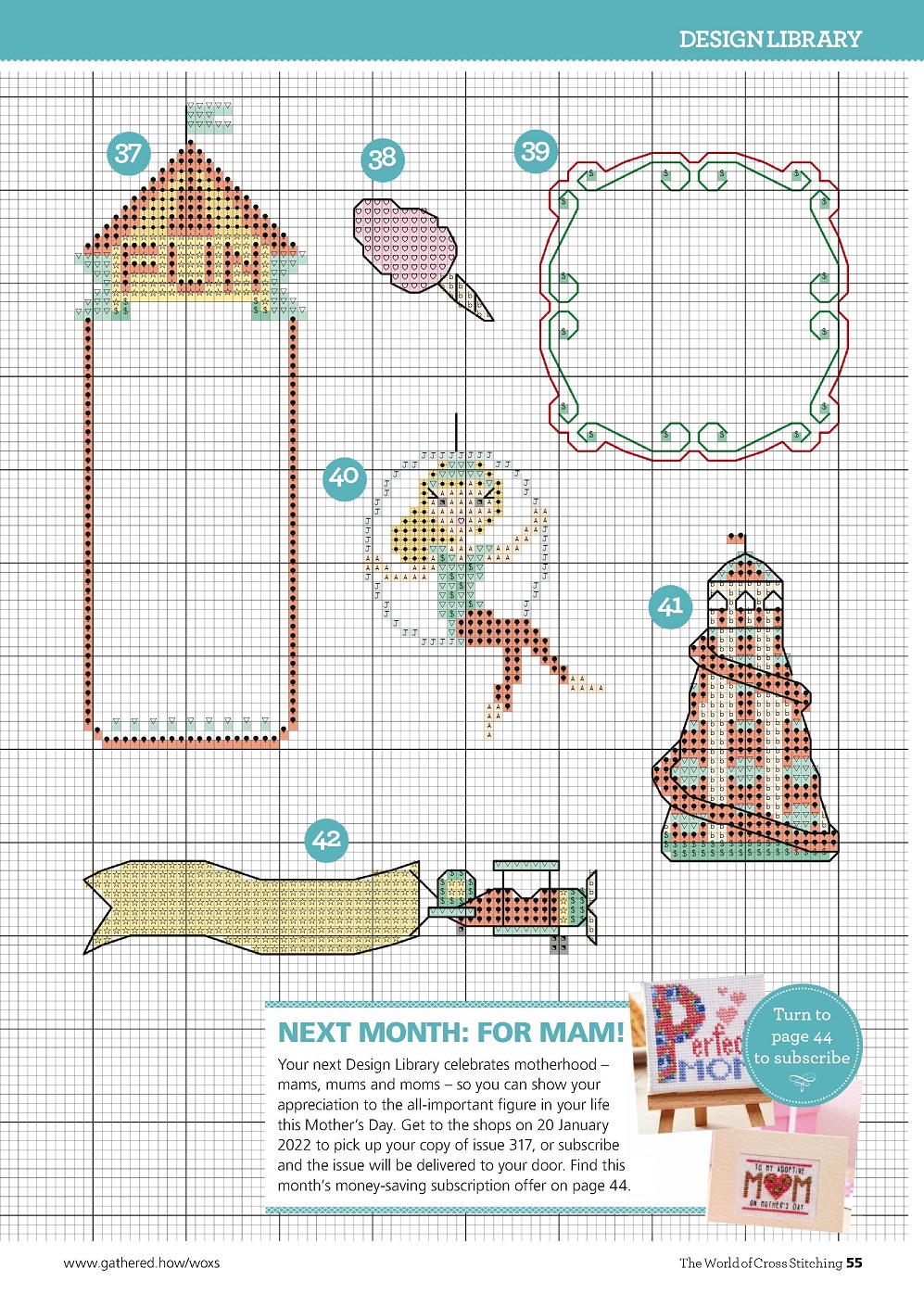 Журнал "The World of Cross Stitching №316 2022"