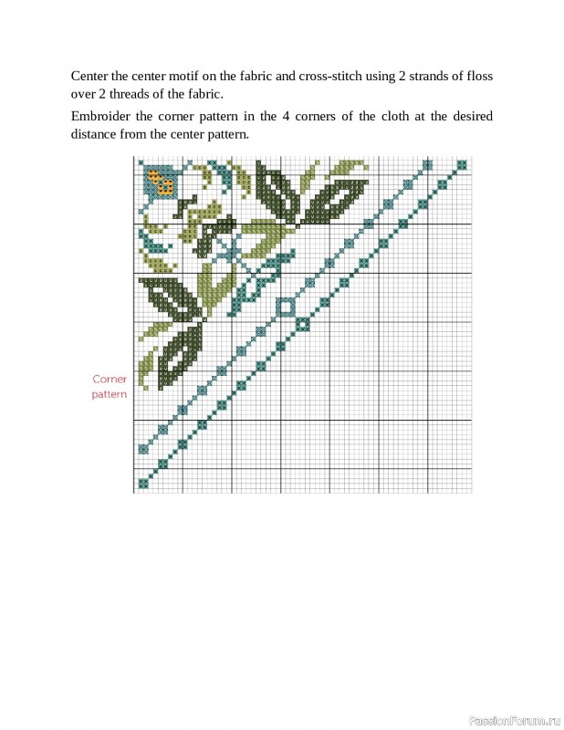 Коллекция вышивки в книге «Cross-Stitch Mandalas»