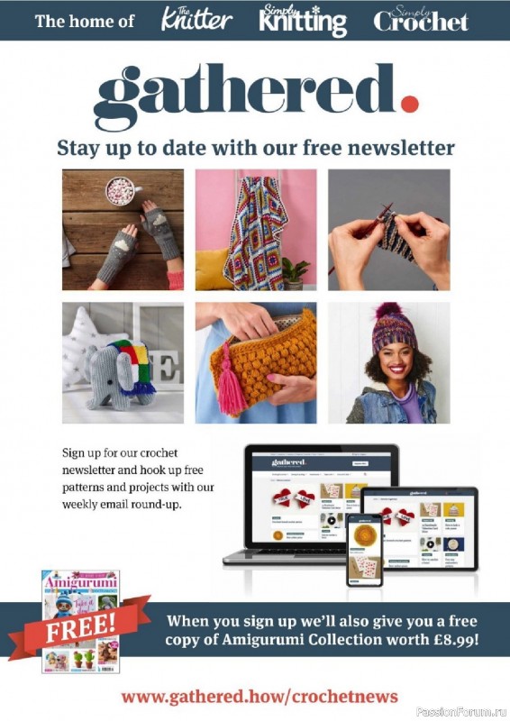 Вязаные проекты крючком в журнале «Simply Crochet №122 2022»