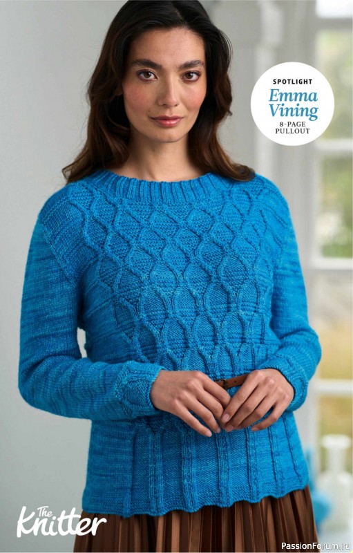 Вязаные проекты спицами в журнале «The Knitter №192 2023»
