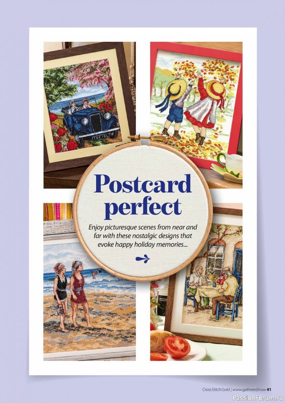 Коллекция вышивки в журнале «Cross Stitch Gold - Figures Collection 2023»
