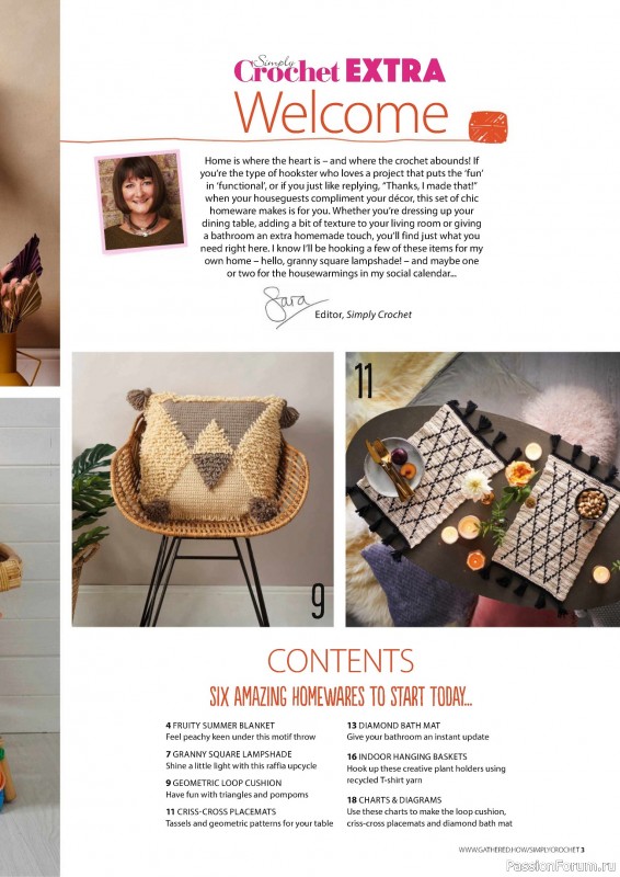 Вязаные проекты крючком в журнале «Simply Crochet №150 2024»