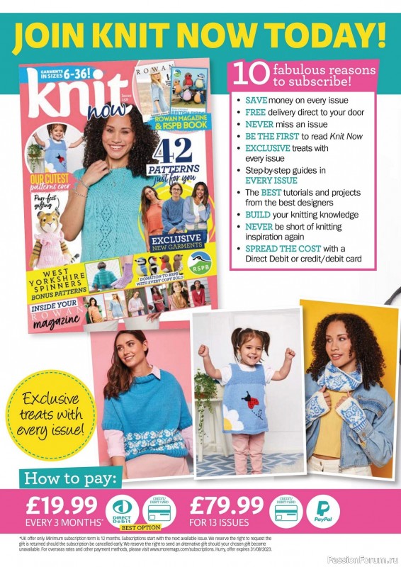 Вязаные проекты в журнале «Knit Now №156 2023»