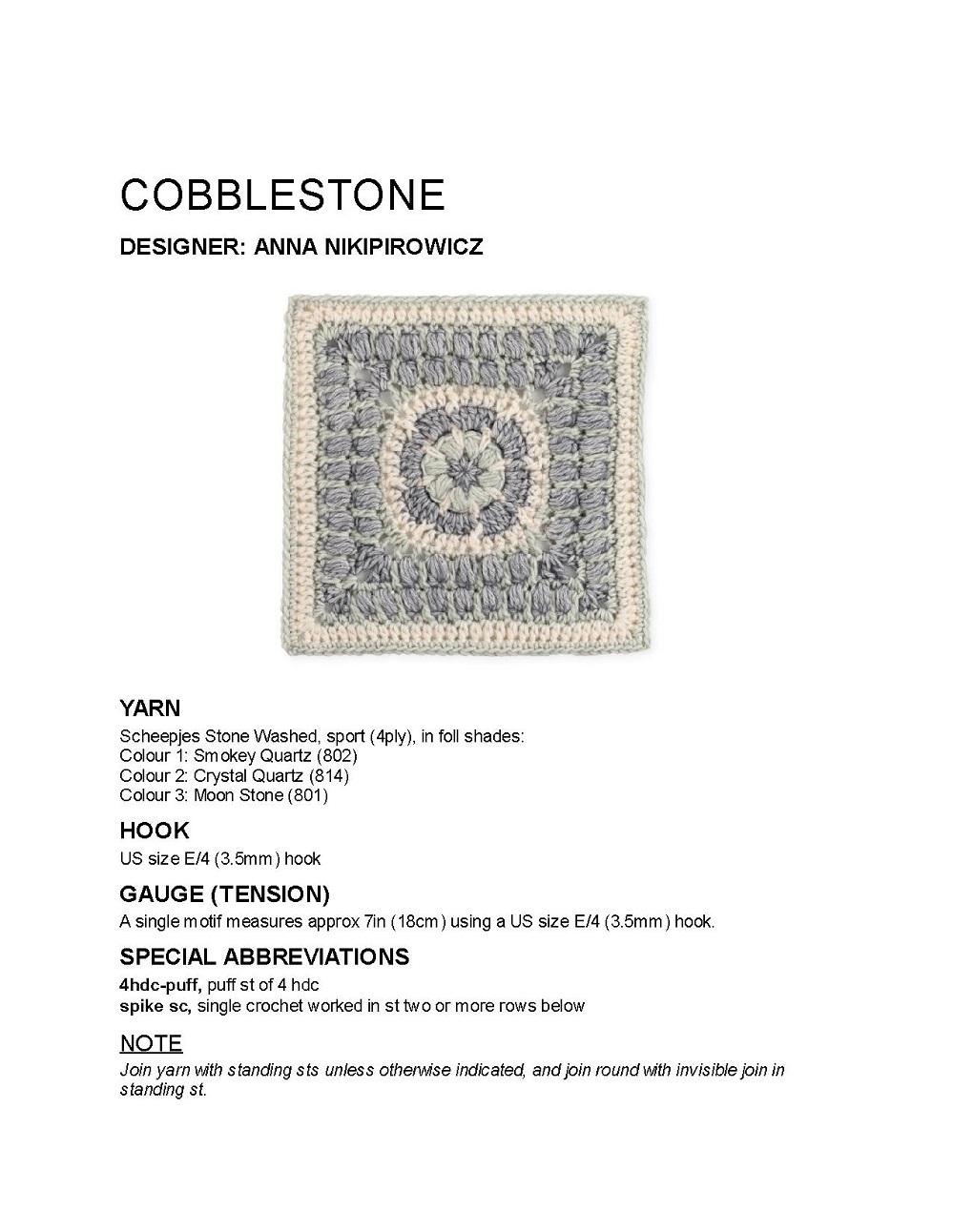 Коллекция проектов крючком в книге &laquo;100 Crochet Tiles&raquo;