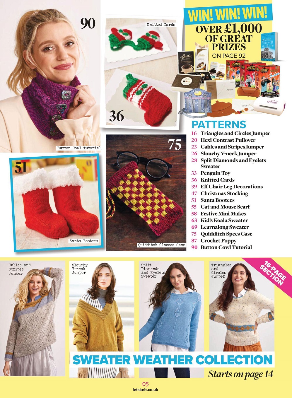 Для любителей вязания спицами. Let's Knit №177 2021