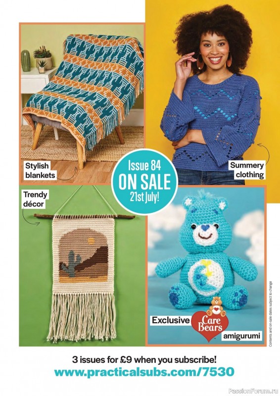 Вязаные проекты крючком в журнале «Crochet Now №83 2022»