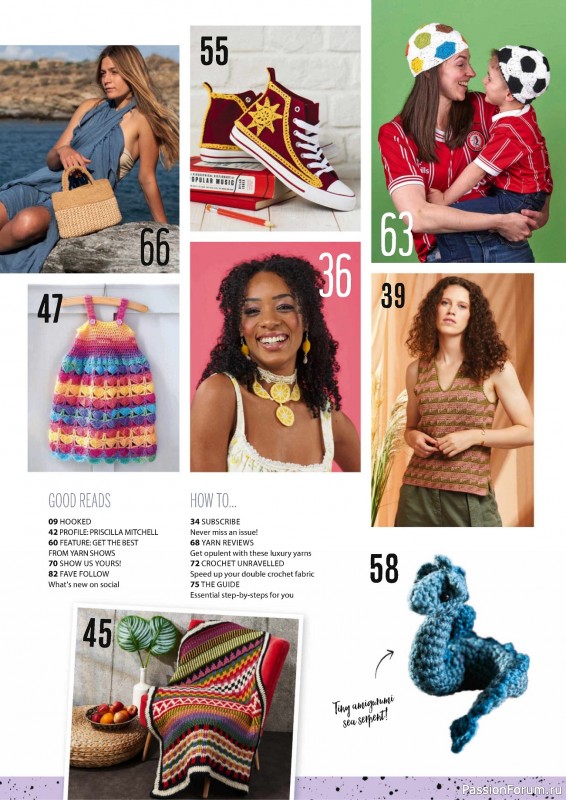 Вязаные проекты крючком в журнале «Simply Crochet №150 2024»