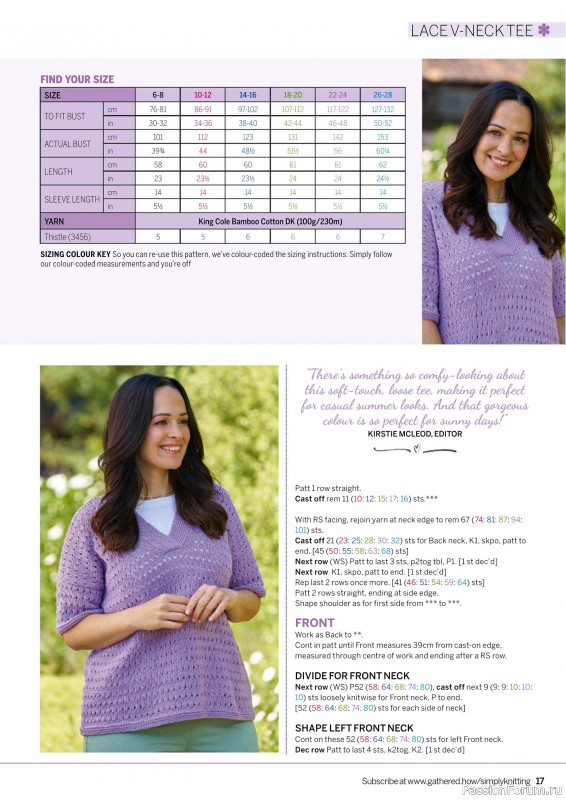 Вязаные проекты крючком в журнале «Simply Knitting №266 2025»