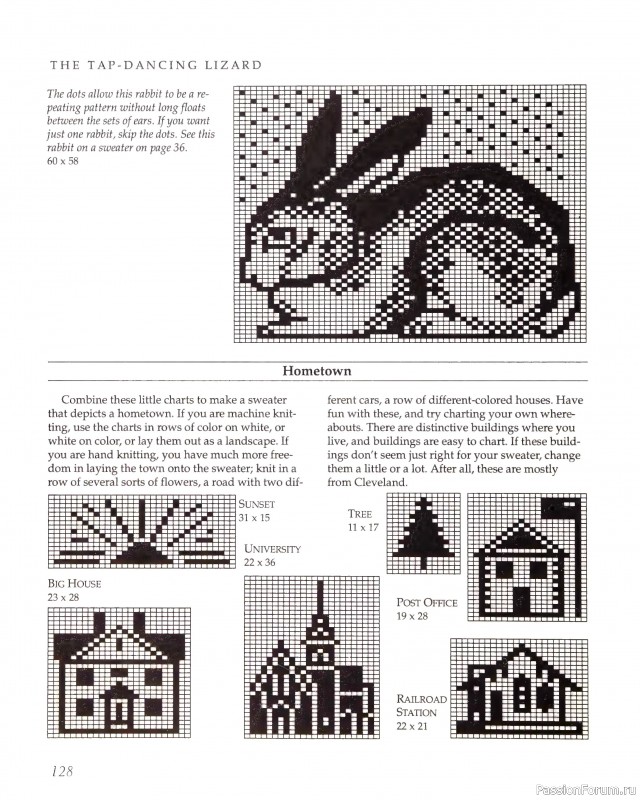 Вязаные проекты в книге «The Tap Dancing Lizard». Продолжение