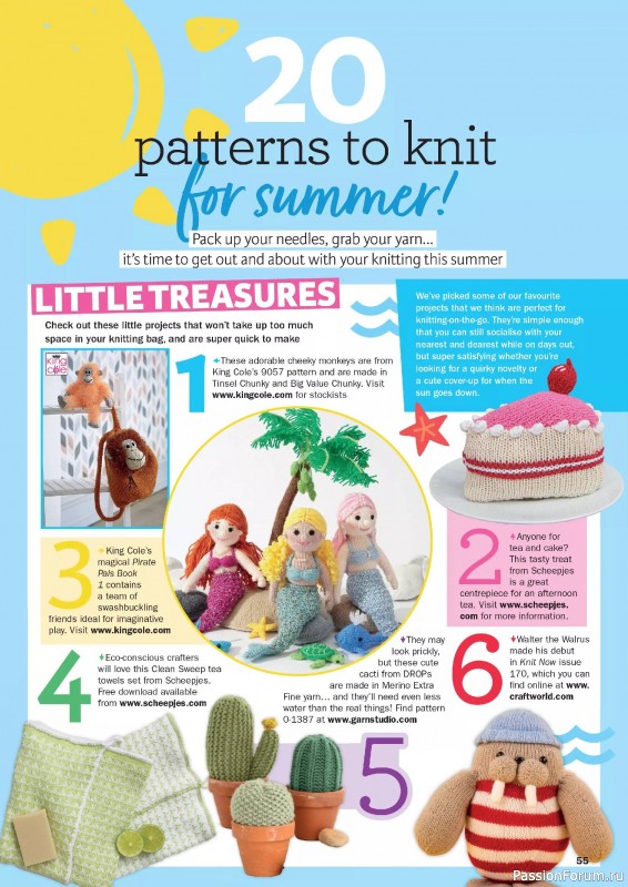 Вязаные проекты в журнале «Knit Now №181 2025»