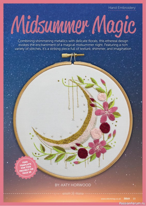 Коллекция проектов для рукодельниц в журнале «Stitch Magazine №156 2025»