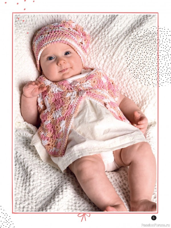 Вязаные модели для детей в журнале «Baby Maschenmode №65 2025»