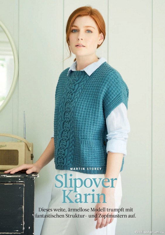 Вязаные модели в журнале «The Knitter Germany №59 2022»