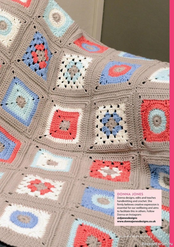 Вязаные проекты крючком в журнале «Create Your Own Crochet Blankets - 2023»