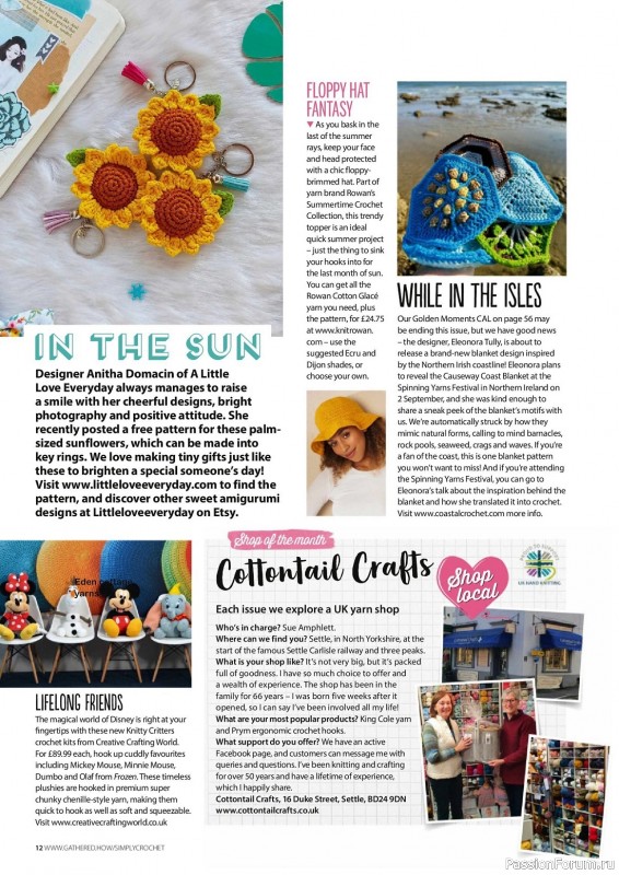 Вязаные проекты крючком в журнале «Simply Crochet №139 2023»