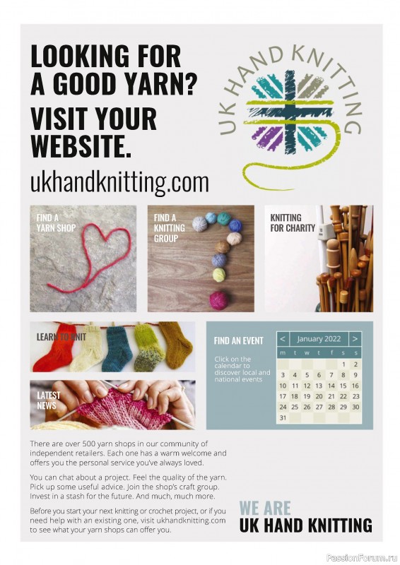 Вязаные проекты спицами в журнале «The Knitter №209 2024»