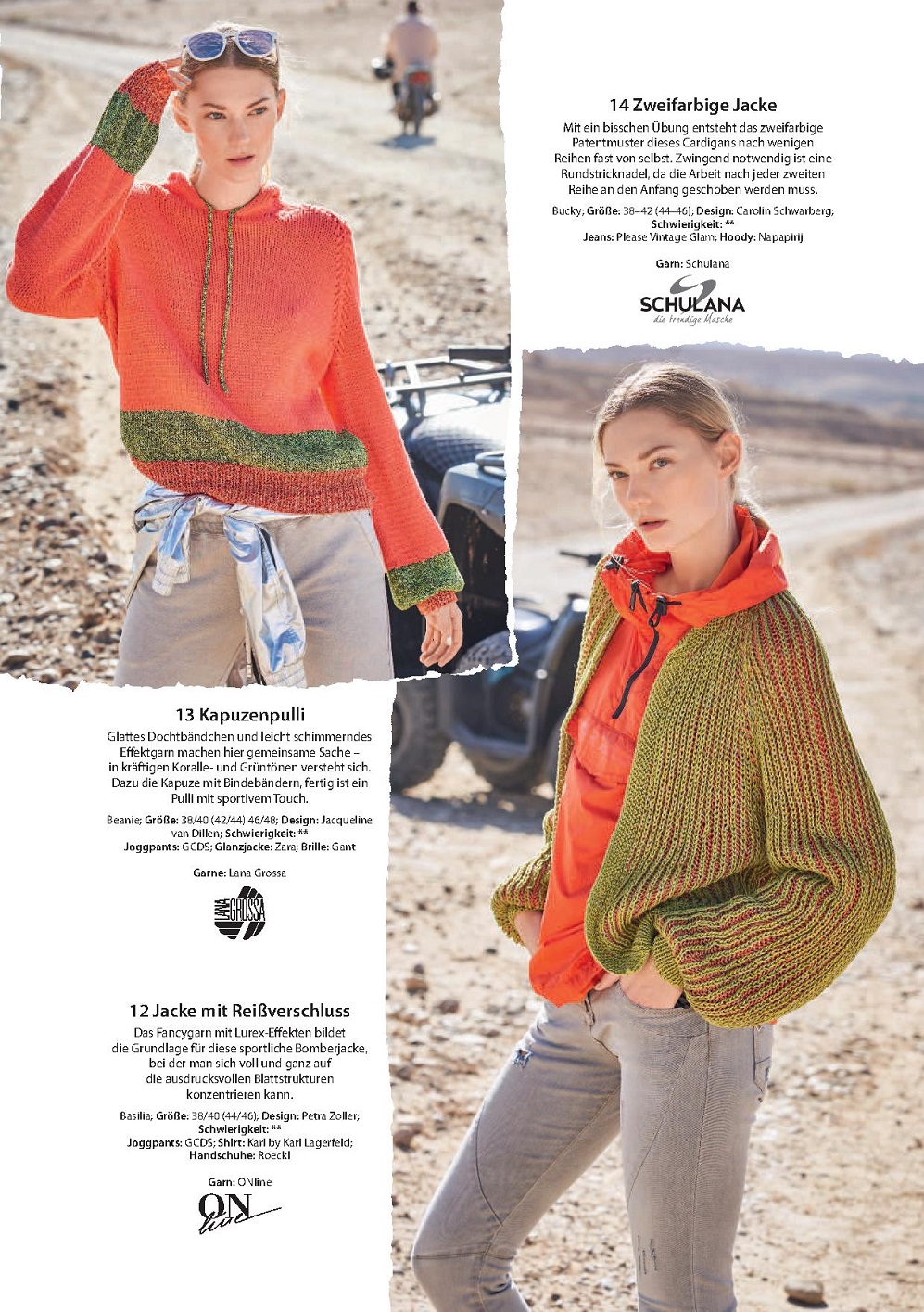 Стильные моделеи в журнале"Verena Stricktrends №1 2022"