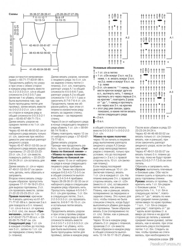Вязаные модели в журнале «Creazion №2 2024»