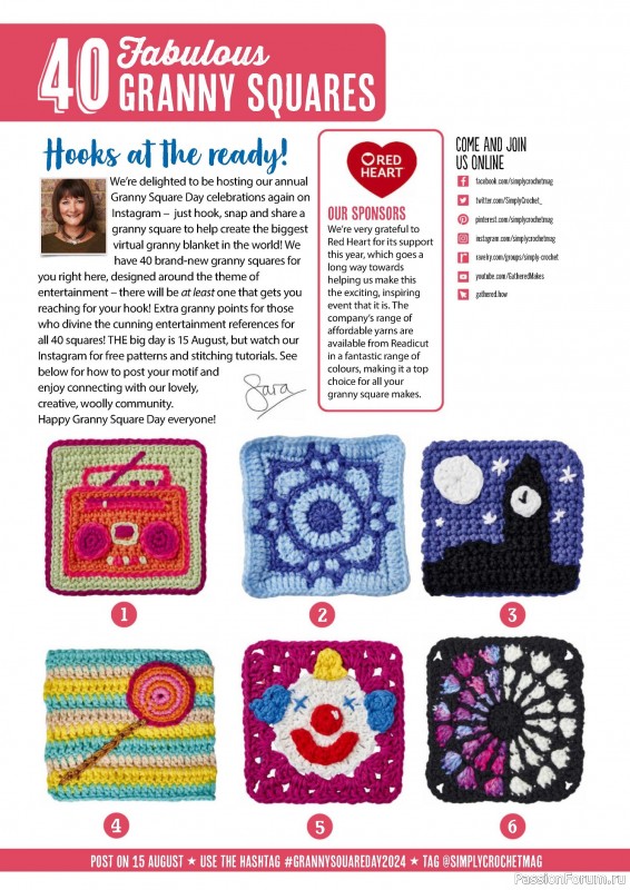 Вязаные проекты крючком в журнале «Simply Crochet №152 2024»