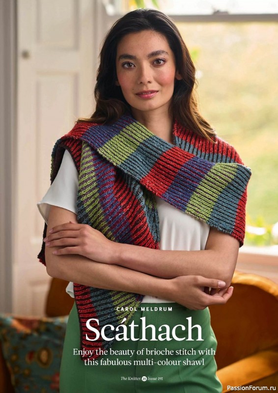 Вязаные проекты спицами в журнале «The Knitter №191 2023»