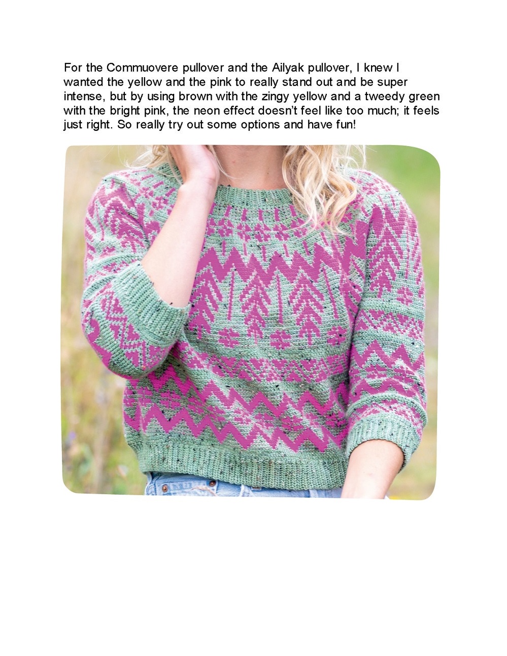 Коллекция проектов крючком в книге &laquo;Colorful Crochet Knitwear&raquo;