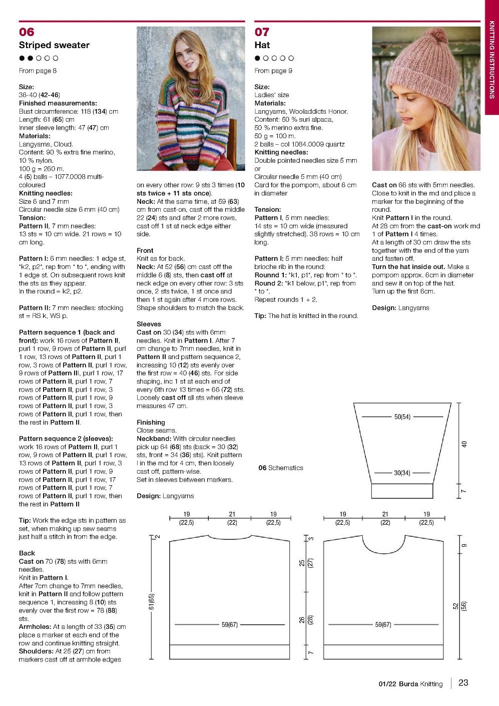 Модный трикотажный гардероб для женщин в журнале &quot;Burda Knitting&quot;