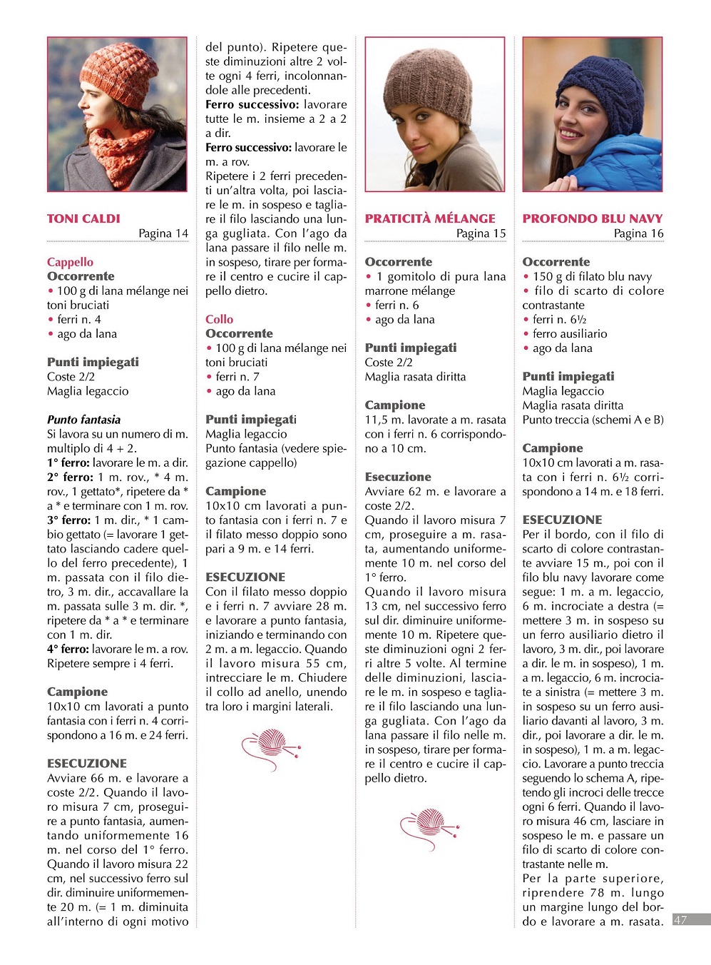 Женские модели спицами для весны и лето. &quot;Piu Maglia Cappelli - Accessori&quot; №3 2021