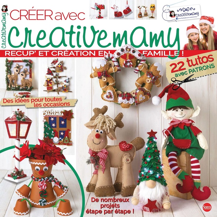 Коллекция проектов для рукодельниц в журнале &laquo;Creer avec Creativemamy 2023&raquo;