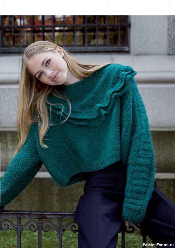 Вязаные модели в журнале «Burda Stricken №1 2021»