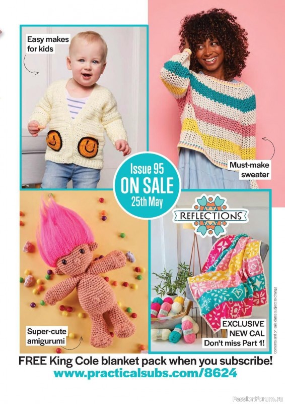 Вязаные проекты крючком в журнале «Crochet Now №94 2023»