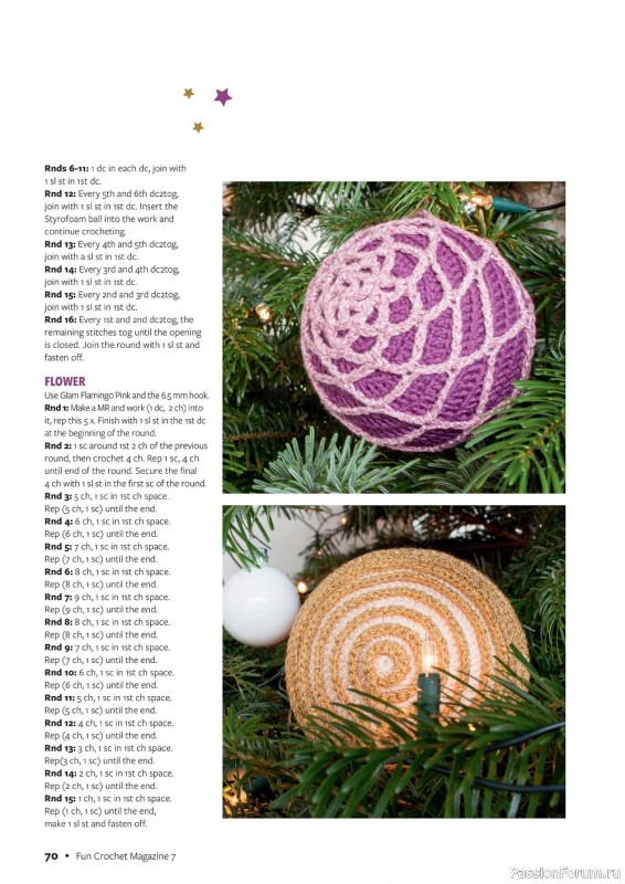 Вязаные проекты крючком в журнале «Fun Crochet Magazine №7 2022»