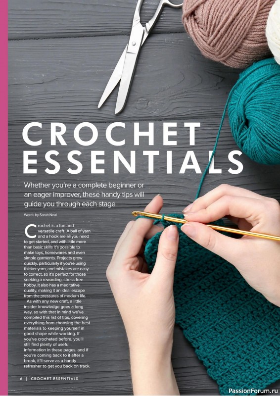 Вязаные проекты крючком в журнале «Simple Crochet Patterns - 1st Edition 2025»
