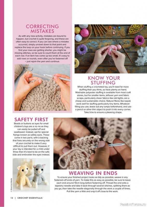 Вязаные проекты крючком в журнале «Simple Crochet Patterns - 1st Edition 2025»