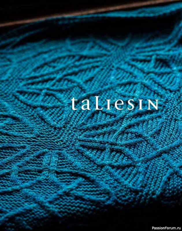 Коллекция узоров для шалей в книге «Celtic Cable Shawls»