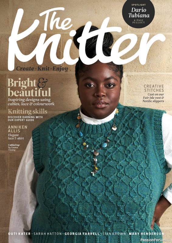 Вязаные модели в журнале «The Knitter №179 2022»