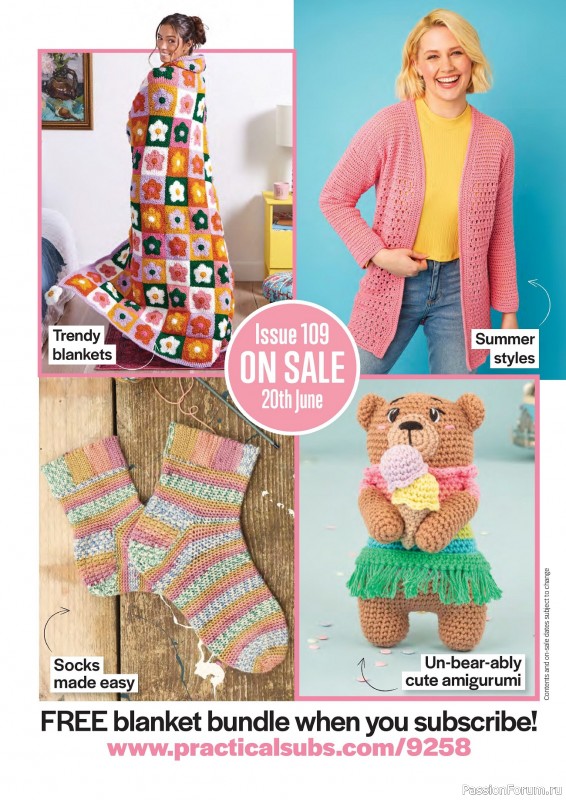 Вязаные проекты крючком в журнале «Crochet Now №108 2024»