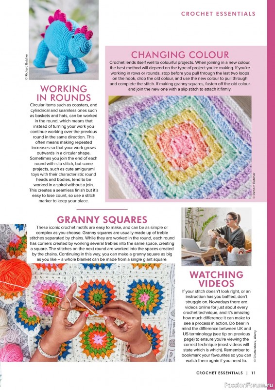 Вязаные проекты крючком в журнале «Simple Crochet Patterns - 1st Edition 2025»