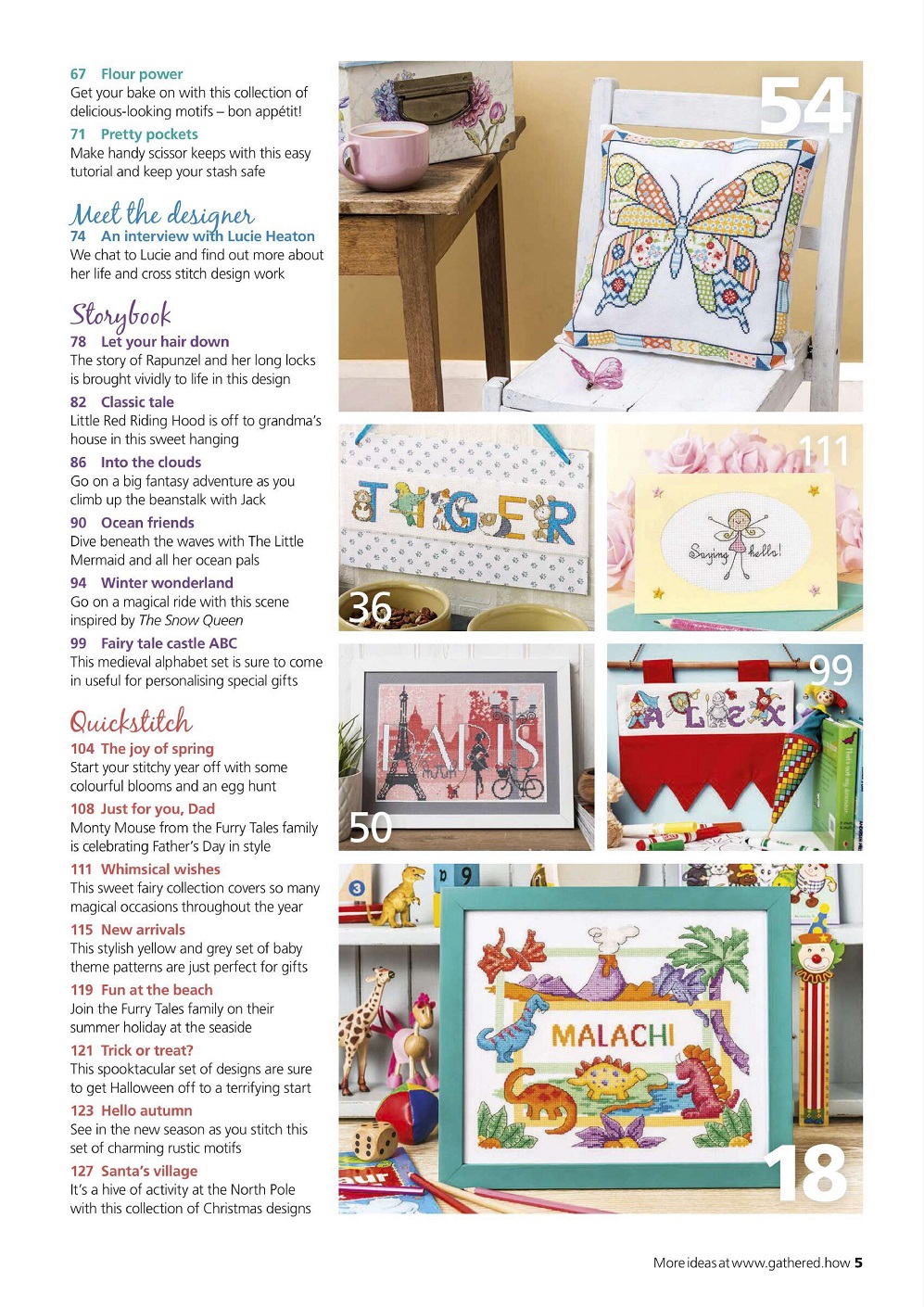 Журнал "Cross Stitch Collection - Lucie Heaton" 2021