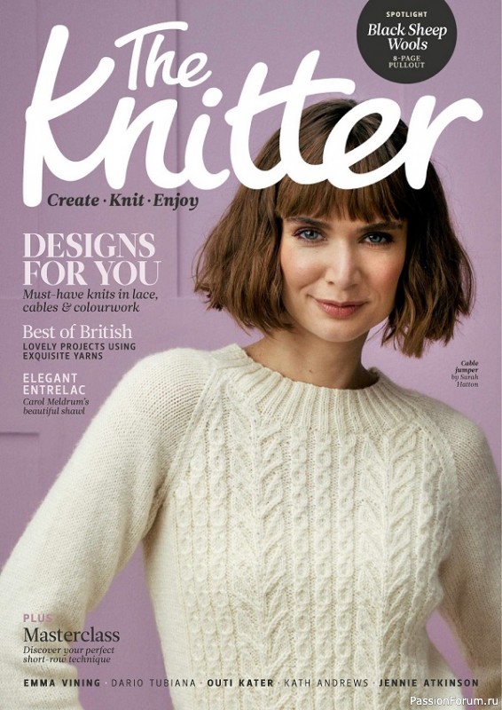 Вязаные проекты спицами в журнале &laquo;The Knitter №187 2023&raquo;